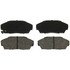 ZX409 by WAGNER - QuickStop Semi-Metallic Disc Brake Pad Set