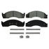 ZX411 by WAGNER - QuickStop Semi-Metallic Disc Brake Pad Set