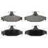 ZX413 by WAGNER - QuickStop Semi-Metallic Disc Brake Pad Set
