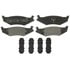 ZX415 by WAGNER - QuickStop Semi-Metallic Disc Brake Pad Set