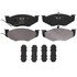 ZX414 by WAGNER - QuickStop Semi-Metallic Disc Brake Pad Set