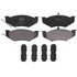 ZX416 by WAGNER - QuickStop Semi-Metallic Disc Brake Pad Set