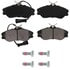 ZX419 by WAGNER - QuickStop Semi-Metallic Disc Brake Pad Set