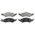 ZX421A by WAGNER - QuickStop Semi-Metallic Disc Brake Pad Set