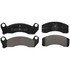 ZX431 by WAGNER - QuickStop Semi-Metallic Disc Brake Pad Set