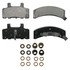 ZX368 by WAGNER - QuickStop Semi-Metallic Disc Brake Pad Set