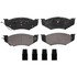 ZX367 by WAGNER - QuickStop Semi-Metallic Disc Brake Pad Set