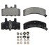 ZX369 by WAGNER - QuickStop Semi-Metallic Disc Brake Pad Set