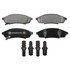 ZX376 by WAGNER - QuickStop Semi-Metallic Disc Brake Pad Set