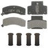 ZX459A by WAGNER - QuickStop Semi-Metallic Disc Brake Pad Set