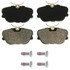 ZX493 by WAGNER - QuickStop Semi-Metallic Disc Brake Pad Set