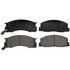 ZX500 by WAGNER - QuickStop Semi-Metallic Disc Brake Pad Set