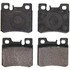 ZX495 by WAGNER - QuickStop Semi-Metallic Disc Brake Pad Set