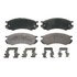 ZX507 by WAGNER - QuickStop Semi-Metallic Disc Brake Pad Set