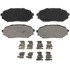 ZX525 by WAGNER - QuickStop Semi-Metallic Disc Brake Pad Set