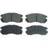 ZX563 by WAGNER - QuickStop Semi-Metallic Disc Brake Pad Set