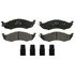 ZX576 by WAGNER - QuickStop Semi-Metallic Disc Brake Pad Set