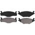 ZX569 by WAGNER - QuickStop Semi-Metallic Disc Brake Pad Set