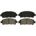 ZX582 by WAGNER - QuickStop Semi-Metallic Disc Brake Pad Set