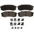 ZX606 by WAGNER - QuickStop Semi-Metallic Disc Brake Pad Set