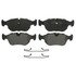 ZX618 by WAGNER - QuickStop Semi-Metallic Disc Brake Pad Set