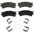 ZX637 by WAGNER - QuickStop Semi-Metallic Disc Brake Pad Set