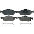 ZX648 by WAGNER - QuickStop Semi-Metallic Disc Brake Pad Set