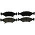 ZX649 by WAGNER - QuickStop Semi-Metallic Disc Brake Pad Set