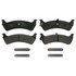ZX667 by WAGNER - QuickStop Semi-Metallic Disc Brake Pad Set