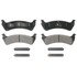 ZX667A by WAGNER - QuickStop Semi-Metallic Disc Brake Pad Set