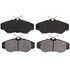 ZX676 by WAGNER - QuickStop Semi-Metallic Disc Brake Pad Set