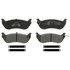 ZX674 by WAGNER - QuickStop Semi-Metallic Disc Brake Pad Set