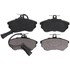 ZX684A by WAGNER - QuickStop Semi-Metallic Disc Brake Pad Set