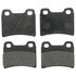 ZX693 by WAGNER - QuickStop Semi-Metallic Disc Brake Pad Set