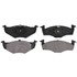 ZX694 by WAGNER - QuickStop Semi-Metallic Disc Brake Pad Set