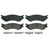 ZX702 by WAGNER - QuickStop Semi-Metallic Disc Brake Pad Set