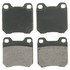 ZX709 by WAGNER - QuickStop Semi-Metallic Disc Brake Pad Set