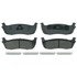 ZX711 by WAGNER - QuickStop Semi-Metallic Disc Brake Pad Set