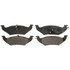 ZX715 by WAGNER - QuickStop Semi-Metallic Disc Brake Pad Set