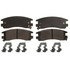 ZX714 by WAGNER - QuickStop Semi-Metallic Disc Brake Pad Set