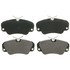 ZX720 by WAGNER - QuickStop Semi-Metallic Disc Brake Pad Set