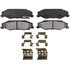 ZX732B by WAGNER - QuickStop Semi-Metallic Disc Brake Pad Set