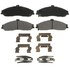 ZX731 by WAGNER - QuickStop Semi-Metallic Disc Brake Pad Set