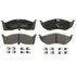ZX730A by WAGNER - QuickStop Semi-Metallic Disc Brake Pad Set