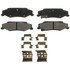 ZX732 by WAGNER - QuickStop Semi-Metallic Disc Brake Pad Set