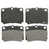 ZX733 by WAGNER - QuickStop Semi-Metallic Disc Brake Pad Set