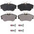 ZX742 by WAGNER - QuickStop Semi-Metallic Disc Brake Pad Set