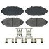 ZX748 by WAGNER - QuickStop Semi-Metallic Disc Brake Pad Set