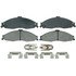 ZX749 by WAGNER - QuickStop Semi-Metallic Disc Brake Pad Set