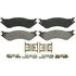 ZX758 by WAGNER - QuickStop Semi-Metallic Disc Brake Pad Set